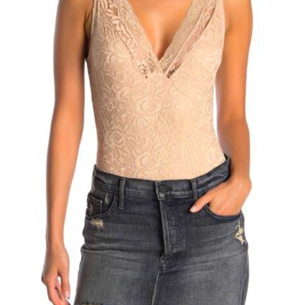 Elodie | Cream Lace Body Suit
